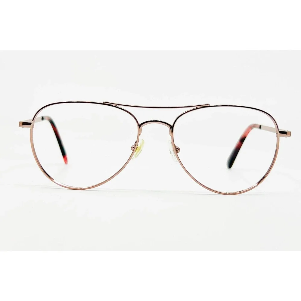 Nautica Eyeglasses Mens Rose Gold Aviator NLO5014 780 54-17-140